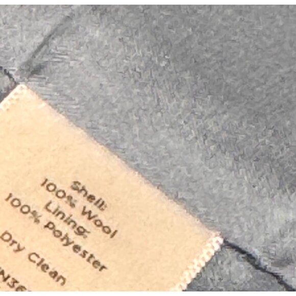 Talbots Womens Blue Wool Skirt Pleated Size 6 lined knee length - Picture 3 of 11